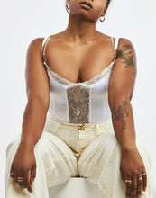 Load image into Gallery viewer, LaceXSilk Corset